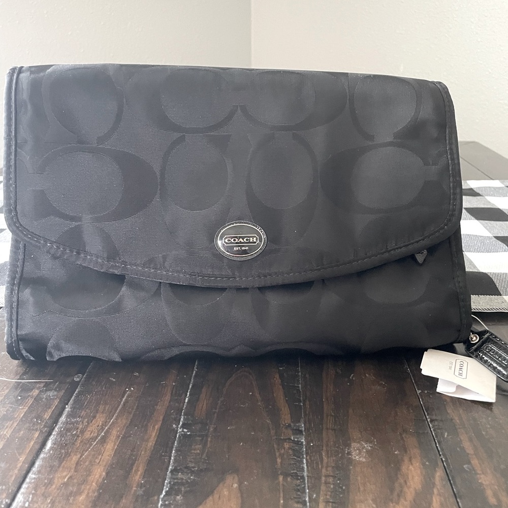 Coach nylon travel cosmetics bag - NWT